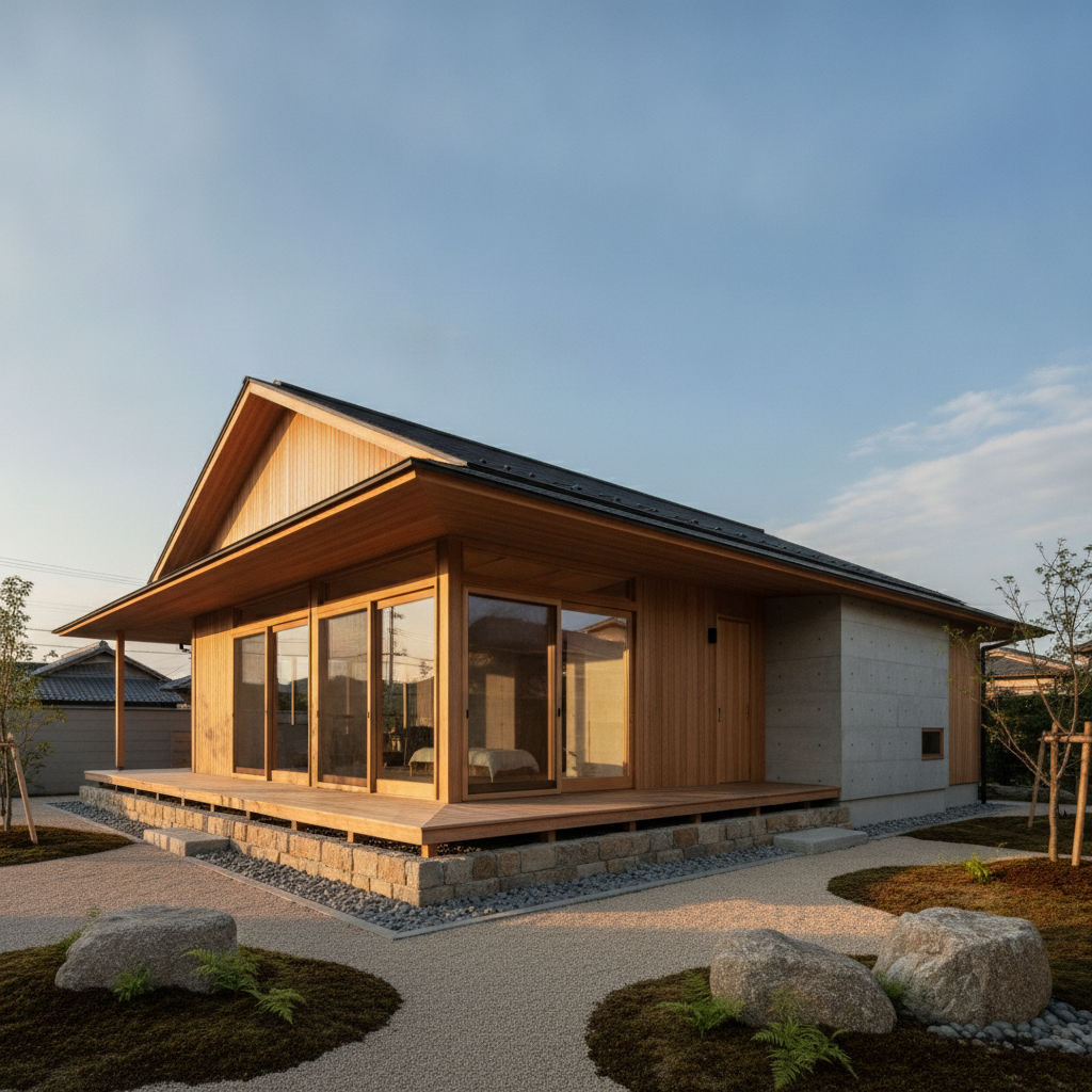 しっかりとした地盤の上に建つ、新しい住まい