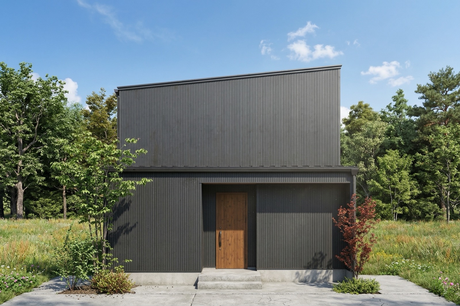 THE BASE 2階建て 5LDK 外観パース